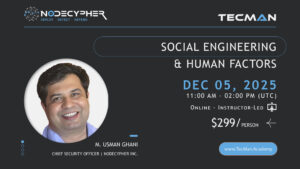 Social Engineering & Human Factors [MB-IS-1003]